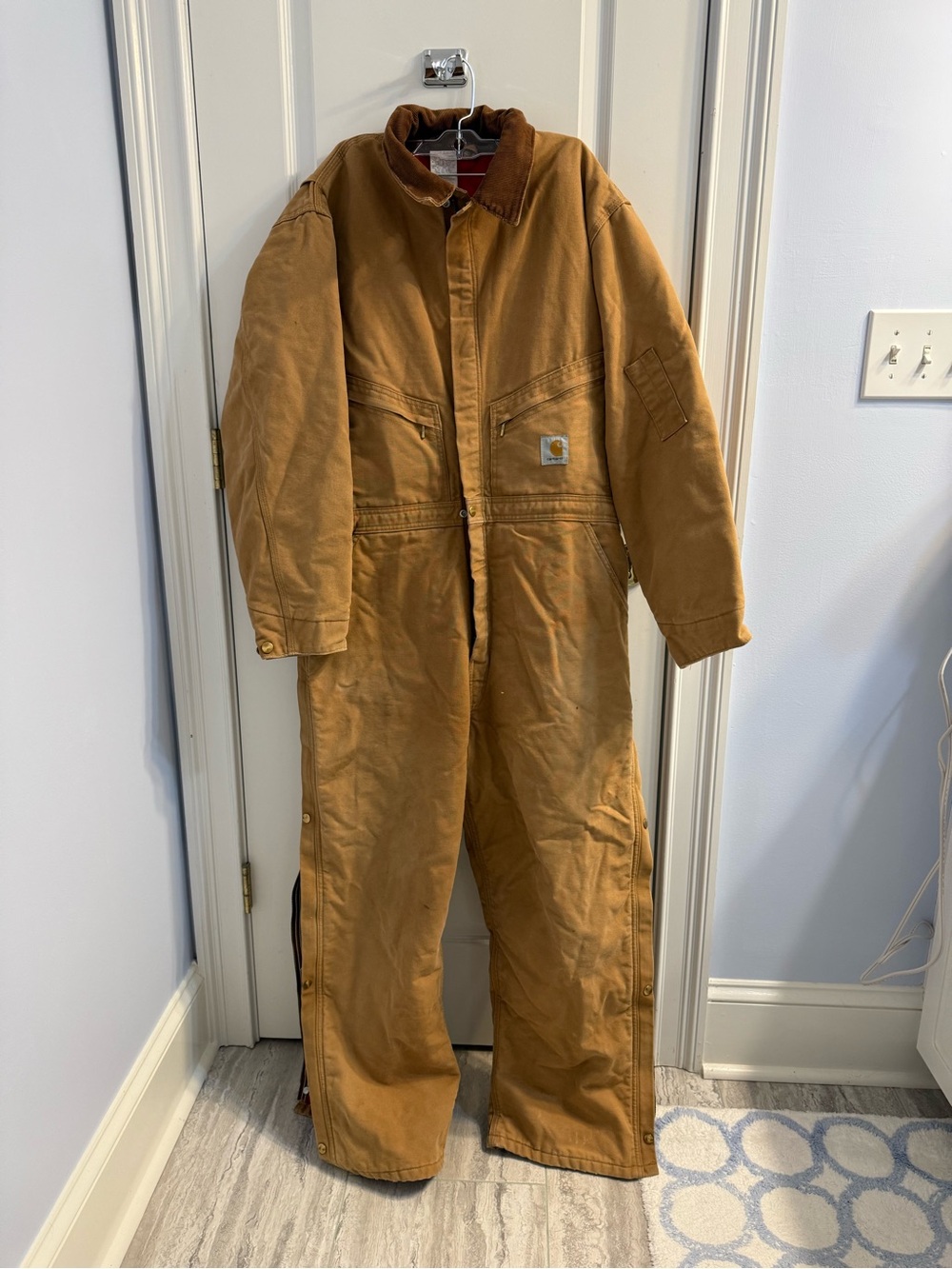 Carhartt Brown/Tan Men's Insulated Duck Coverall